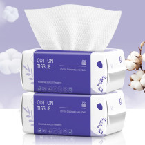 Serviettes Visage Jetables 200 pcs - Coton Doux & Absorbant