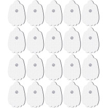 20 Pack Electrodes TENS Longue Durée Sans Latex, Compatibles EMS
