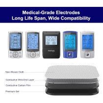 NURSAL TENS Unit Replacement Pads 20pcs 2x2 – Upgraded Self-Stick