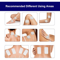 NURSAL TENS Unit Replacement Pads 20pcs 2x2 – Upgraded Self-Stick