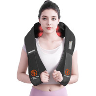 AMZPONY® Massageur Cou Sans Fil Chauffant - Soulage Douleurs