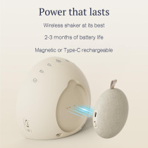 ANJANK Loud Alarm Clock with Wireless Bed Shaker & 9-Color Night Light