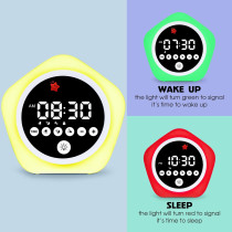 Kids Alarm Clock: Toddler Sleep Training with Green & Red Light
