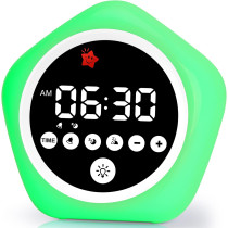 Réveil Enfant : Horloge Approuvée OK to Wake avec Lumières