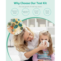Mold Test Kit for Home – 8 Tests with Free Lab Analysis & Guide