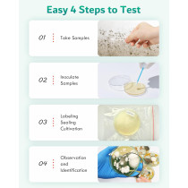 Mold Test Kit for Home – 8 Tests with Free Lab Analysis & Guide