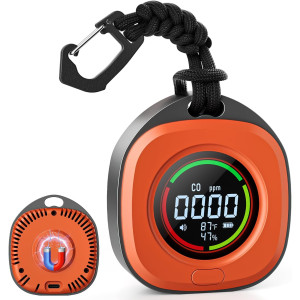 Détecteur CO Portable 3-en-1 pour Voyage & Camping