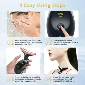 Appareil Beauté Visage Multifonction avec LED et Vibration