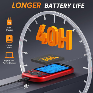 Appareil TENS 3-en-1 Rechargeable, 24 Modes & 40 Niveaux