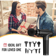 Deep Tissue Massage Gun - Handheld Electric Muscle Massager, 30 Speeds