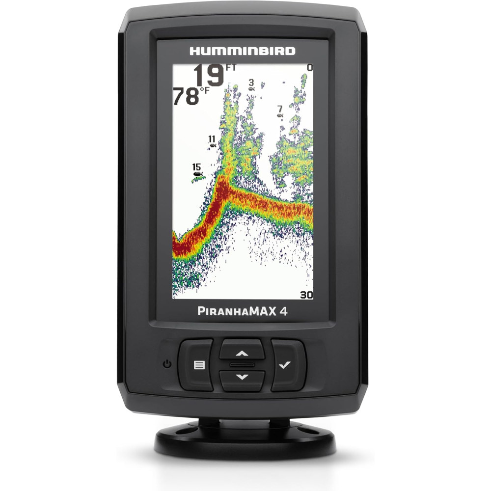 Humminbird PiranhaMAX 4 410150-1 Fish Finder – Clear Underwater Display