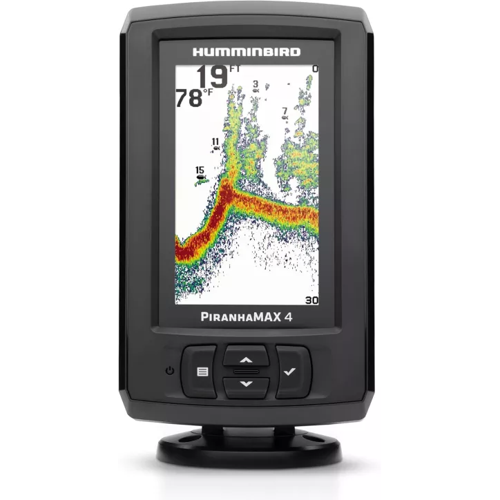 Humminbird PiranhaMAX 4 - Sondeur portable compact et précis pour la pêche