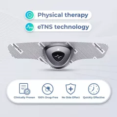 HeadaTerm-2 Casque Rechargeable e-TNS Traitement Migraine Sans Médicaments, Rapide, Efficace, 3 Électrodes