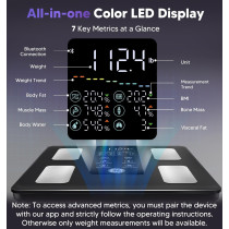 Balance Connectée GE : Analyseur Corps 27 Mesures Bluetooth