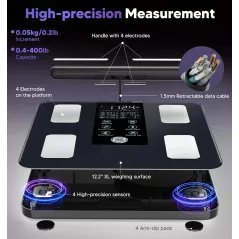 Balance Connectée GE : Analyseur Corps 27 Mesures Bluetooth