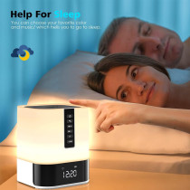 Night Light Bluetooth Speaker - 5-in-1 Touch Control Bedside Lamp Gift