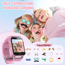Smart Kids Watch for Girls 5-12 | HD Camera, Games, Alarm & Gifts