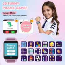 Smart Kids Watch for Girls 5-12 | HD Camera, Games, Alarm & Gifts