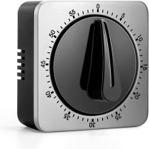 Kitchen Timer with Loud Alarm | Mechanical, Magnetic, Stainless Steel