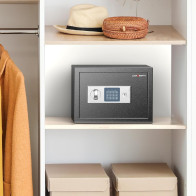 Compact 0.6 Cu Ft Digital Security Safe for Home, Office & Hotel Use