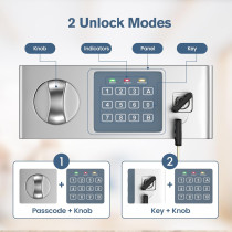 Compact 0.6 Cu Ft Digital Security Safe for Home, Office & Hotel Use