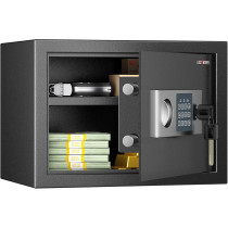Compact 0.6 Cu Ft Digital Security Safe for Home, Office & Hotel Use