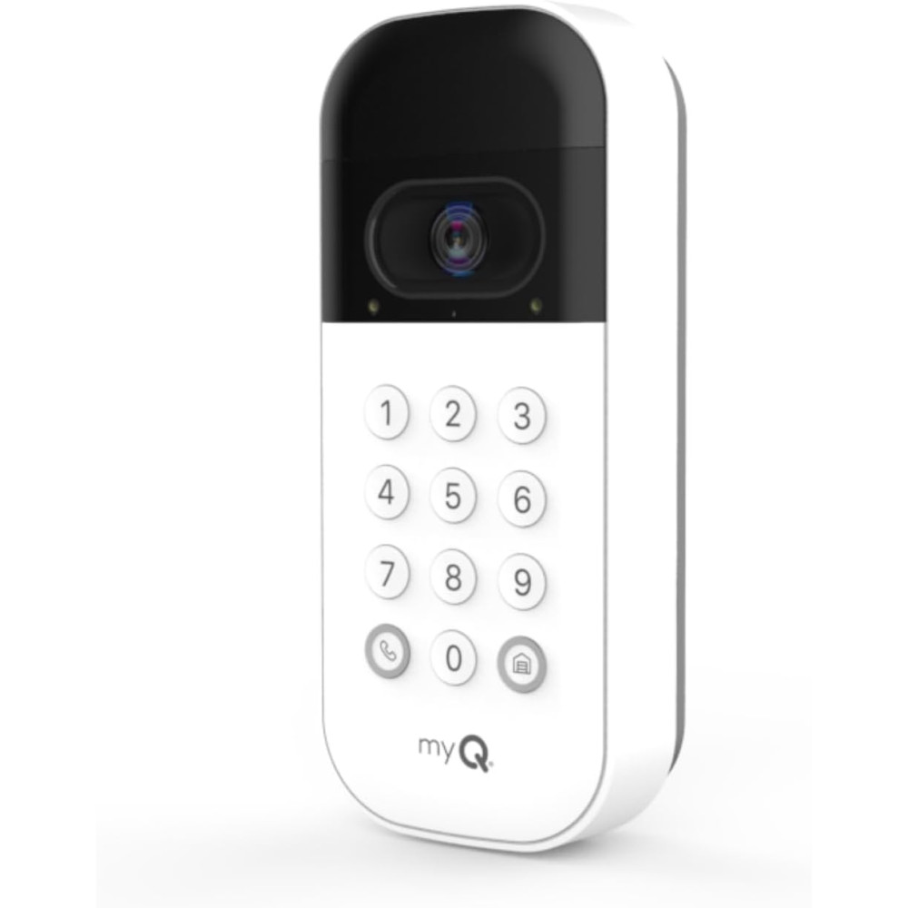 myQ Smart Garage Door Video Keypad with Camera & Smartphone Control