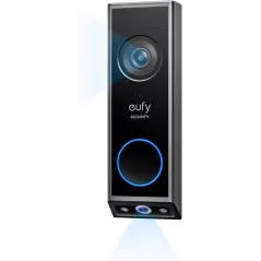 Eufy E340 Sonnette Vidéo Sans Fil 2K HD, Vision Nocturne Couleur