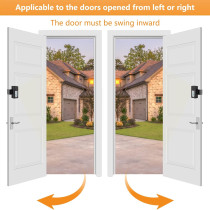 QIBOX No-Drill Anti-Theft Mount for Ring/Blink Video Doorbells