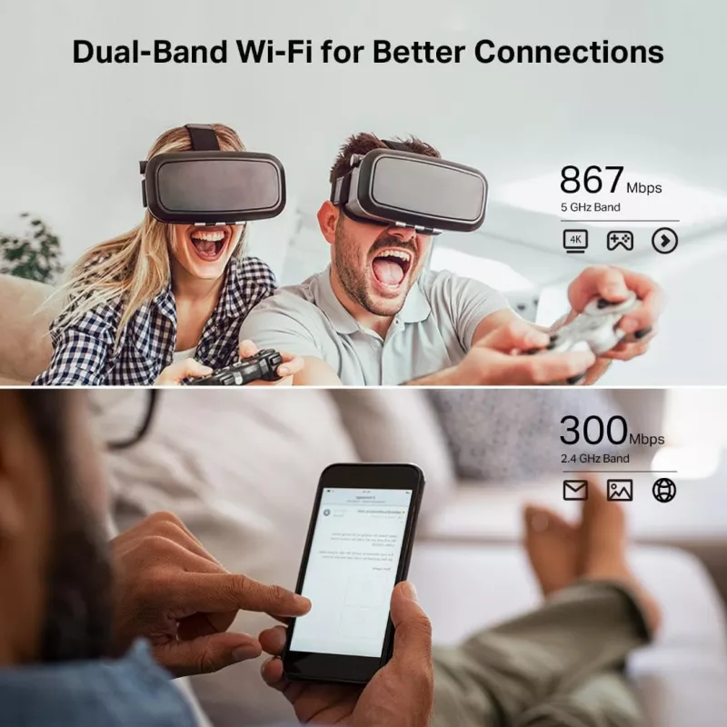 Routeur WiFi TP-Link AC1200 Archer A54 - Dual Band & EasyMesh