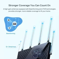 Routeur WiFi 6 TP-Link AX5400 Archer AX73 - Dual Band Gigabit