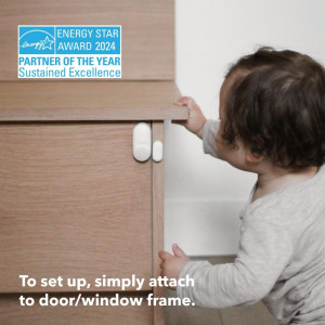 Ecobee Smart Sensor 2-Pack for Doors & Windows - WiFi Security & Energy