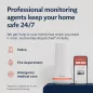 Système de Sécurité Domestique Sans Fil SimpliSafe 8 pièces - Surveillance 24/7 Optionnelle - Alexa & Google Compatible