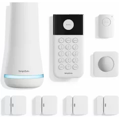 SimpliSafe 8 Pièces Sécurité Maison Sans Fil - Alexa & Google