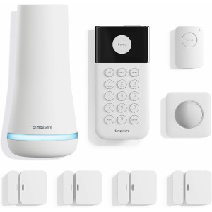 SimpliSafe 8-Piece Wireless Home Security System - Alexa & Google Ready