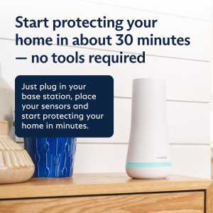 SimpliSafe 8-Piece Wireless Home Security System - Alexa & Google Ready