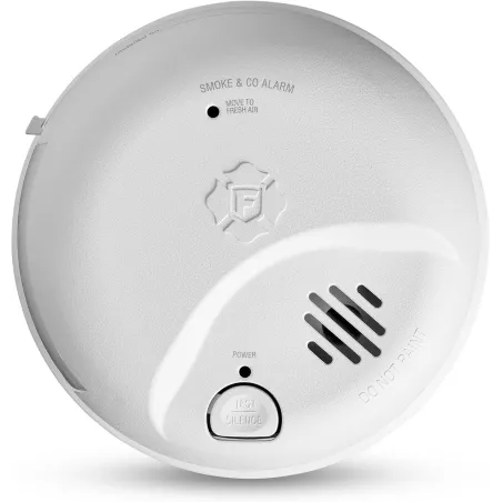 Alarme combinée fumée et monoxyde de carbone First Alert SMICO100-AC, câblée avec batterie de secours, 1 unité