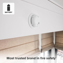 First Alert SMI100 Battery-Operated Smoke Alarm, 2-Pack - Reliable Safety