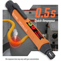 PT199 Portable Natural Gas Leak Detector with Audible & Visual Alarm