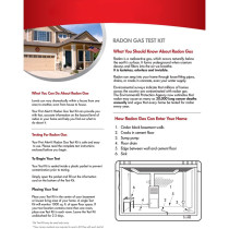 Kit Test Gaz Radon First Alert RD1 - Fiable & Rapide