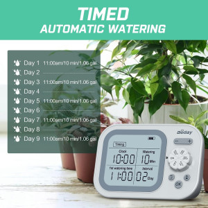 Automatic Indoor Plant Waterer for 15 Pots with Smart Humidity Timer
