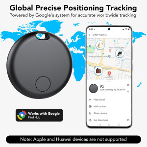 Air Tracker Tag 4-Pack for Android - Bluetooth GPS Finder, No Monthly Fee