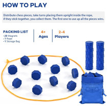 Magnetic Chess Game with Full-Size Stones – Perfect for Travel & Family