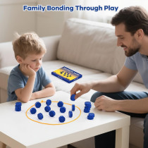 Magnetic Chess Game with Full-Size Stones – Perfect for Travel & Family