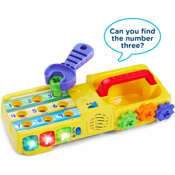 VTech Boîte à Outils Éducative Drill and Learn pour Enfants - Apprentissage Ludique et Interactif