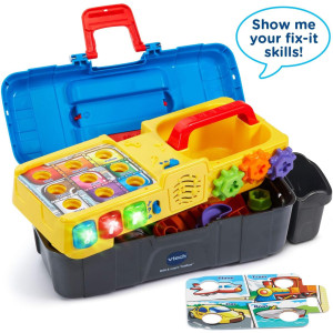 VTech Drill and Learn Toolbox – Interactive Kids’ Tool Playset