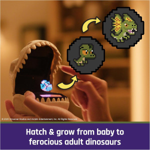 BITZEE Jurassic World Interactive Dinosaur Toy with 25 Dinosaurs & Touch Reactions