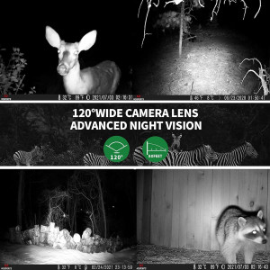 WOSPORTS 48MP 4K Trail Camera with Night Vision & IP66 Waterproof