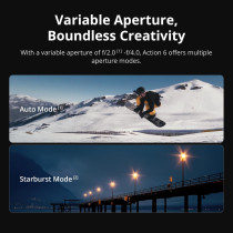 DJI Osmo Action 6 Enhanced Combo: 4K Action Camera with Dual Batteries