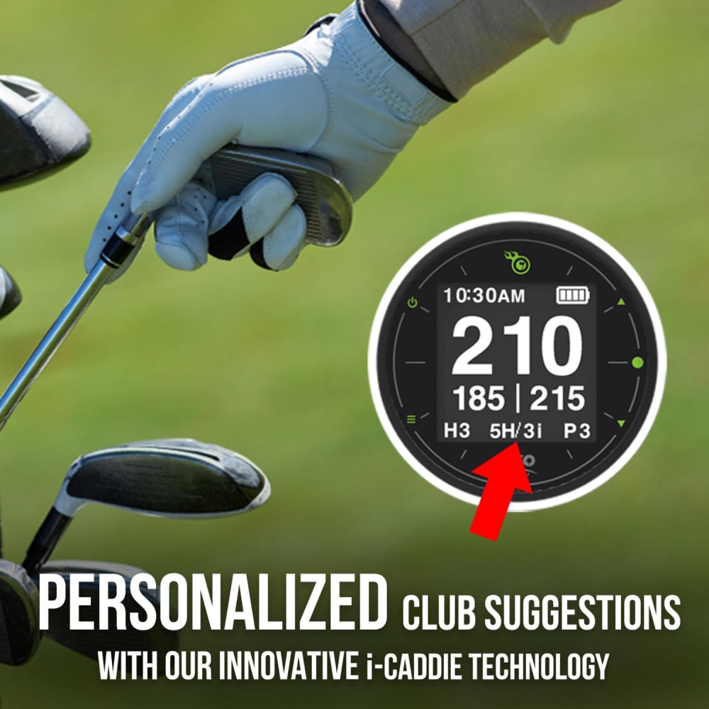 Izzo Golf Swami GPS Watch with Smart Club Suggestions & Personalized Tips